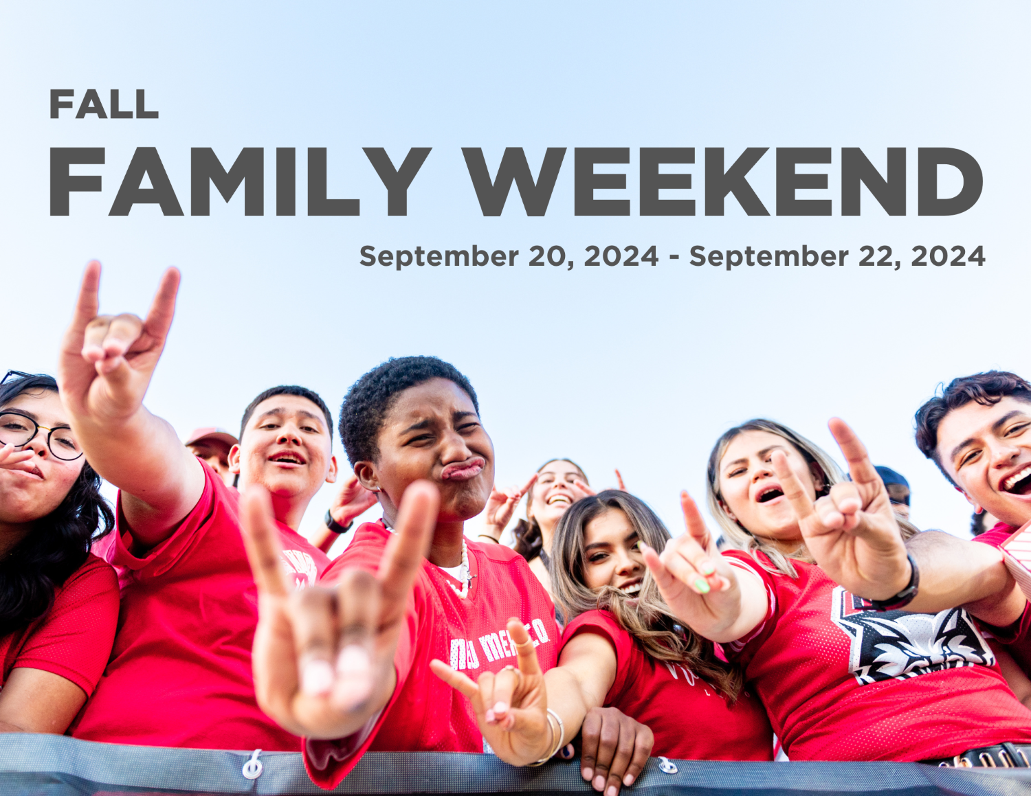 Fall Family Weekend 2024 Save-the-Date